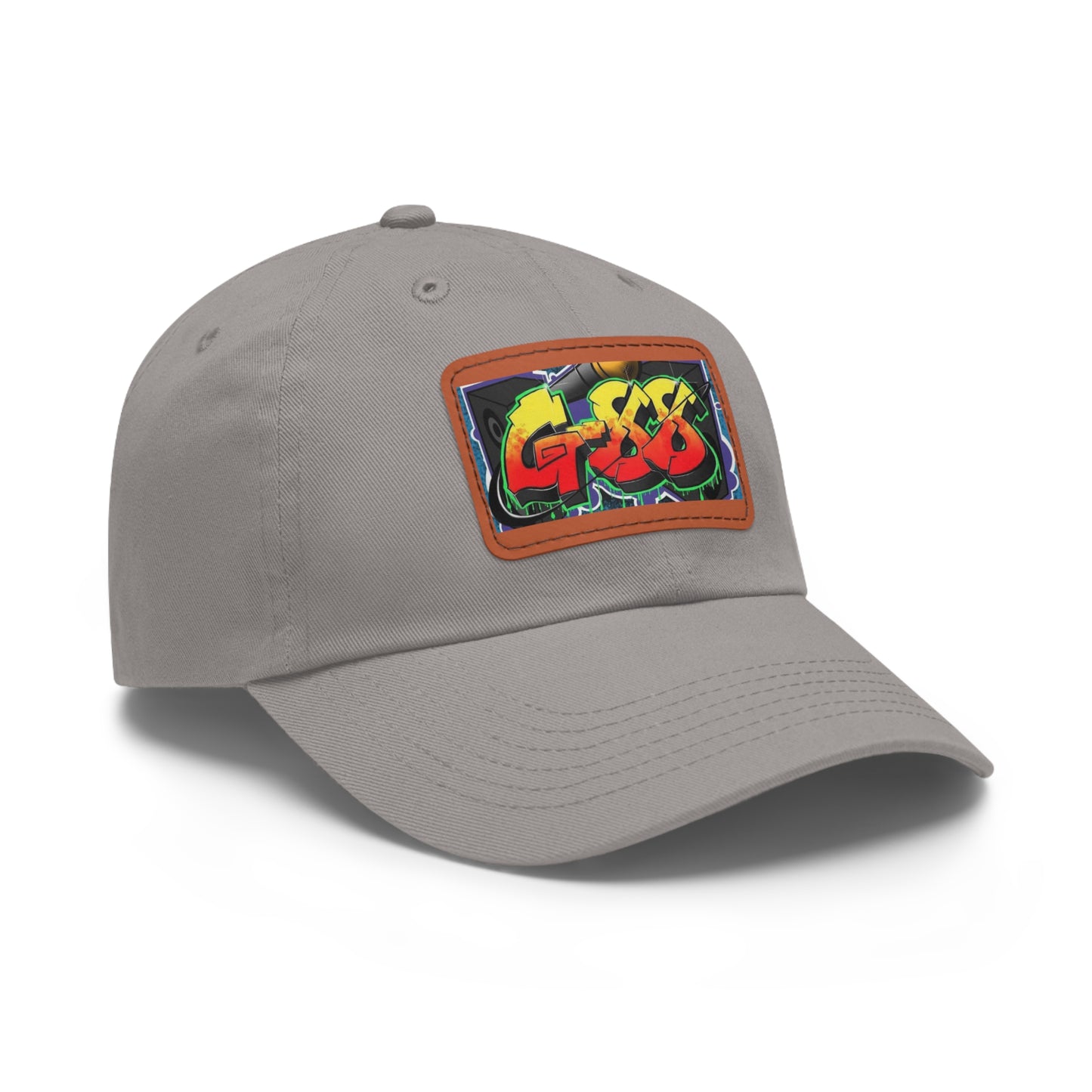 G-88 (Multi color Hat with Leather Patch) (Rectangle)