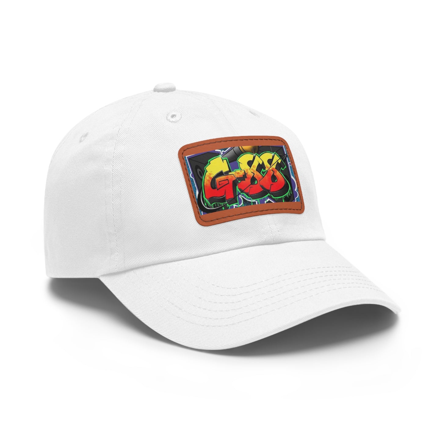 G-88 (Multi color Hat with Leather Patch) (Rectangle)