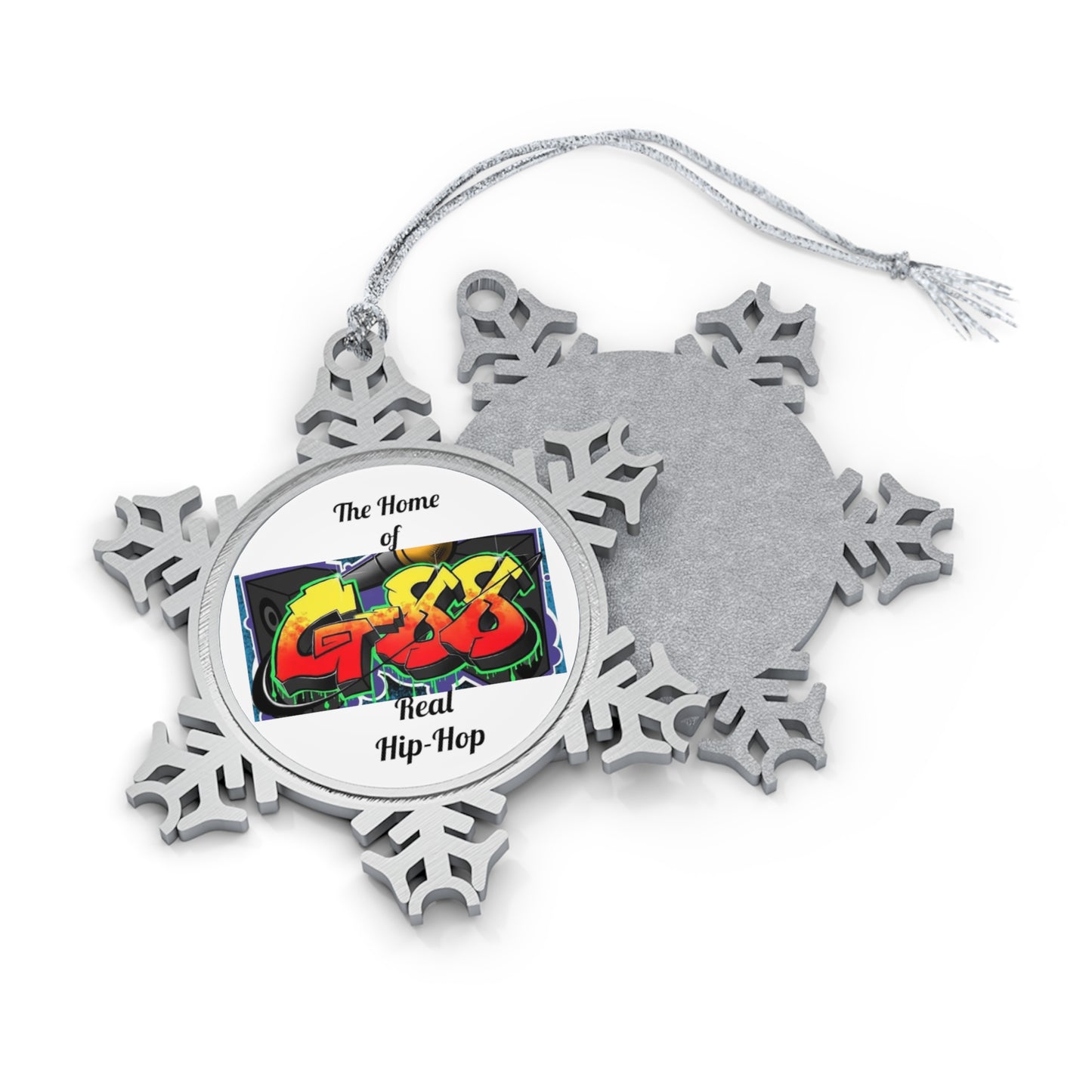 G-88 Home Of Hip-hop (Pewter Snowflake Ornament)