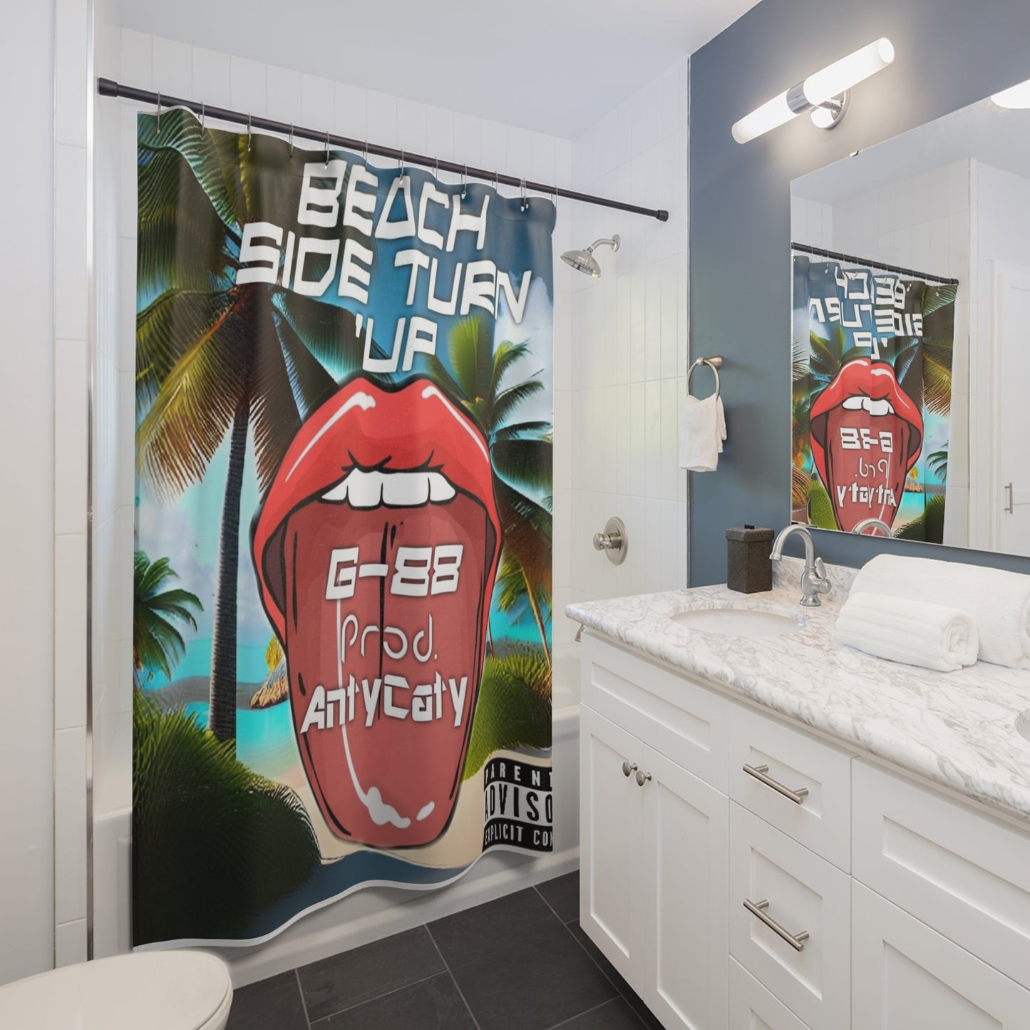 Beach Side Album (Shower Curtain)