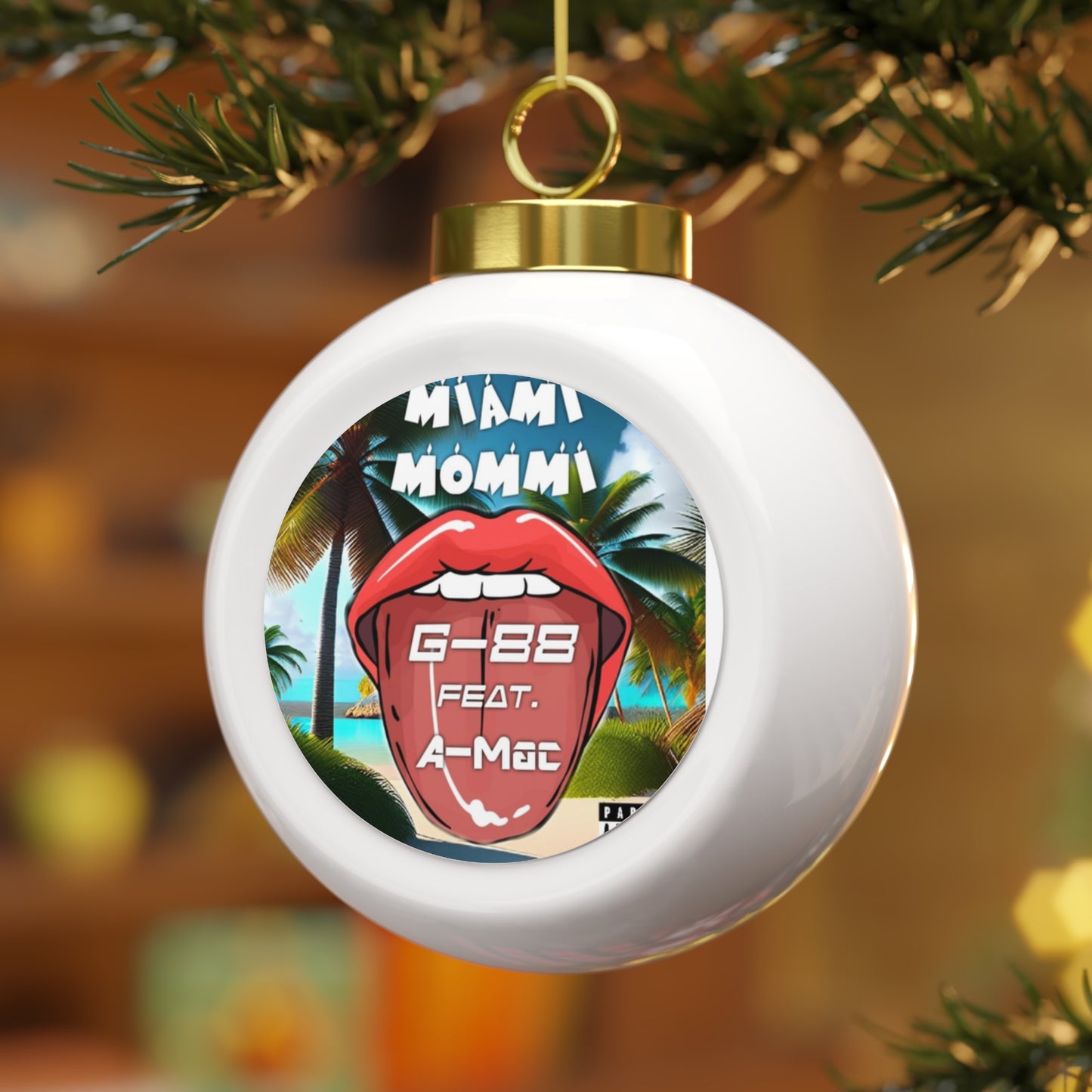 Miami Mommi (Christmas Ball Ornament)