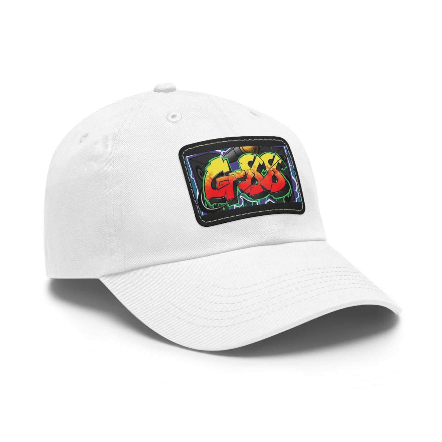 G-88 (Multi color Hat with Leather Patch) (Rectangle)