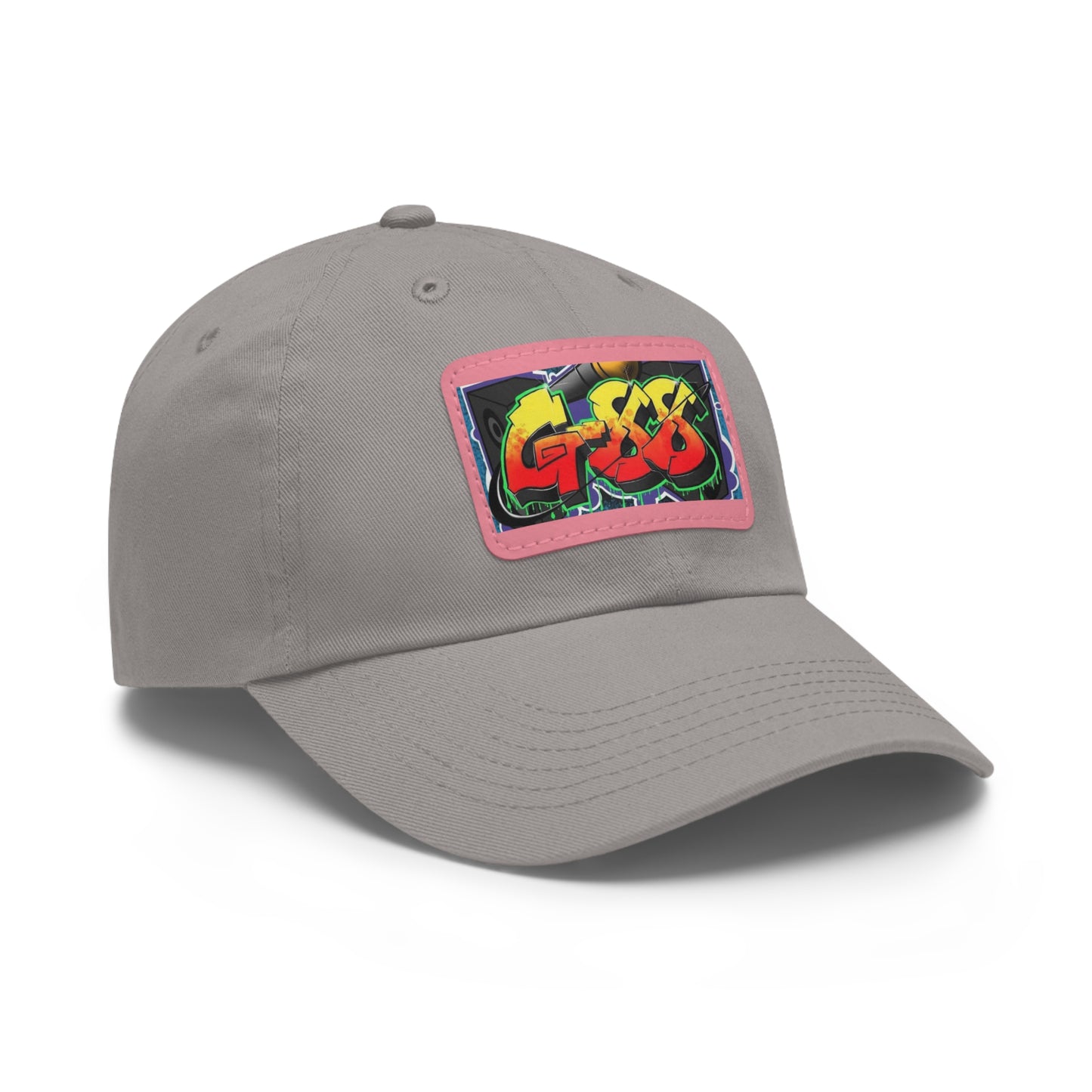 G-88 (Multi color Hat with Leather Patch) (Rectangle)