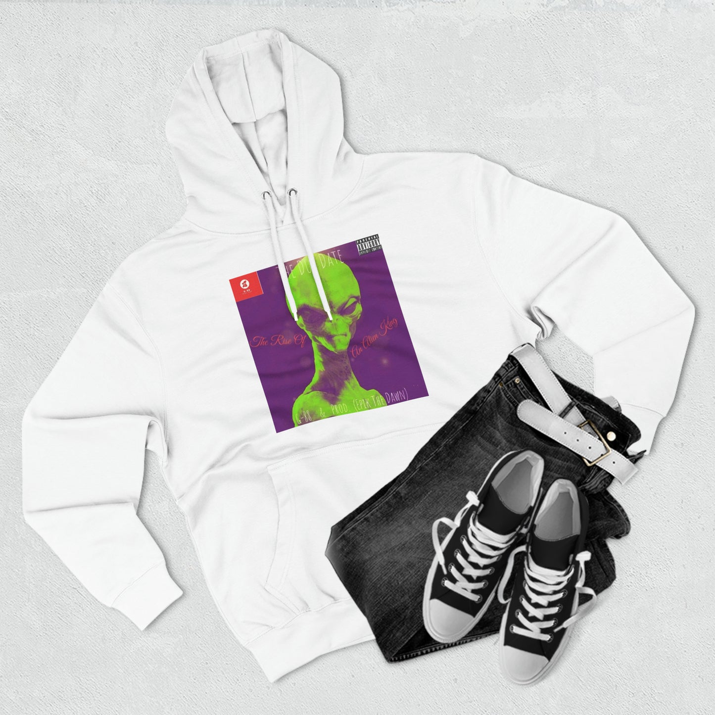 Alien King (Unisex Premium Pullover Hoodie)