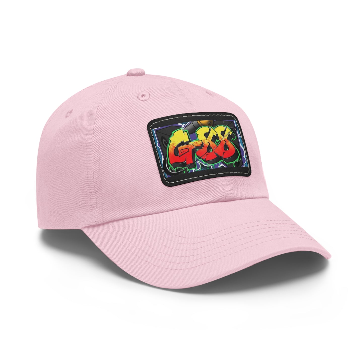 G-88 (Multi color Hat with Leather Patch) (Rectangle)