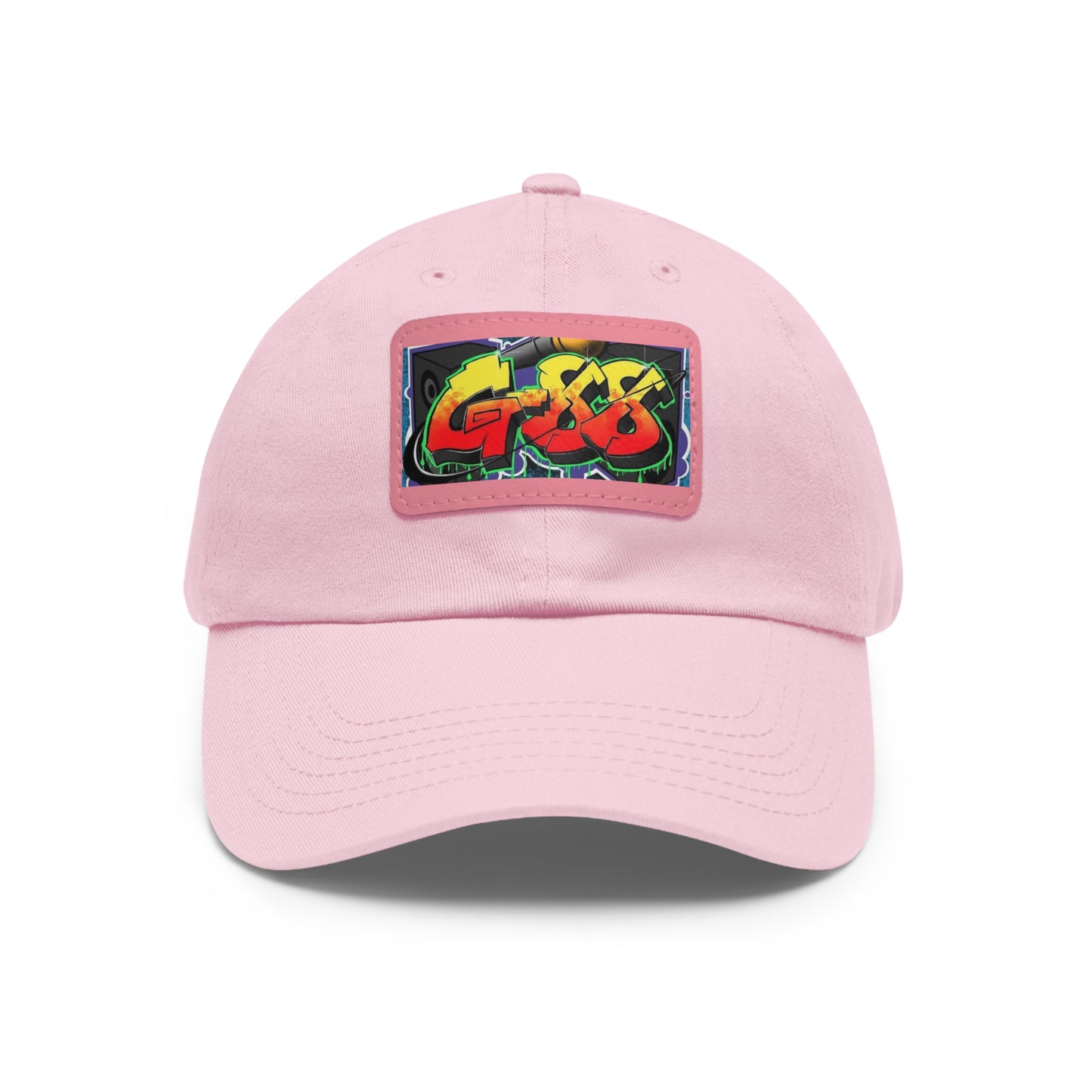 G-88 (Multi color Hat with Leather Patch) (Rectangle)