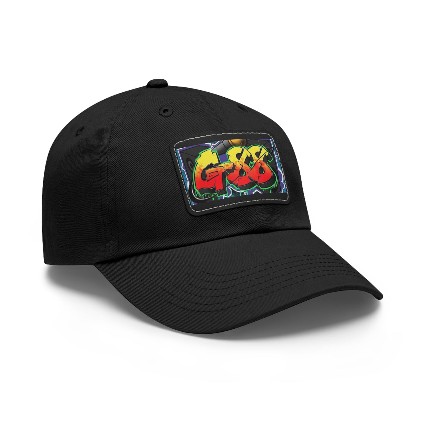 G-88 (Multi color Hat with Leather Patch) (Rectangle)