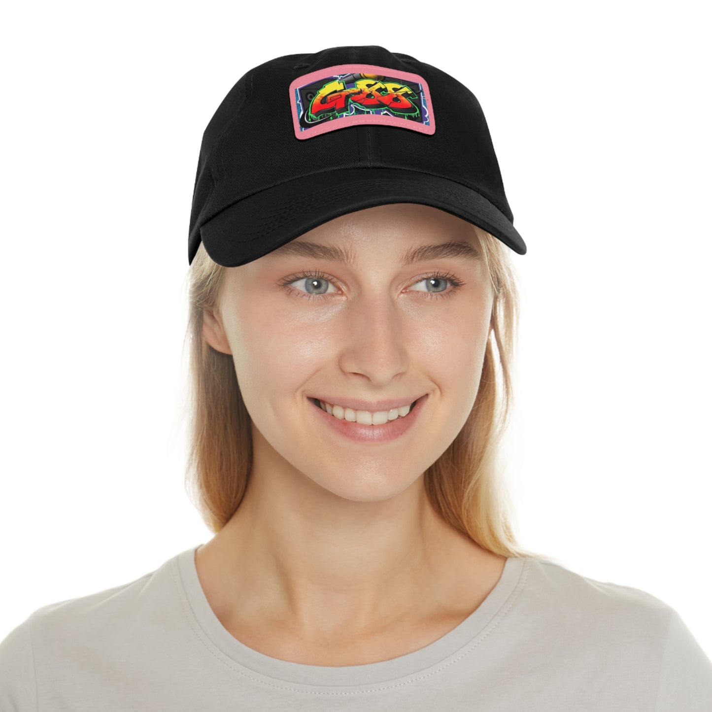 G-88 (Multi color Hat with Leather Patch) (Rectangle)