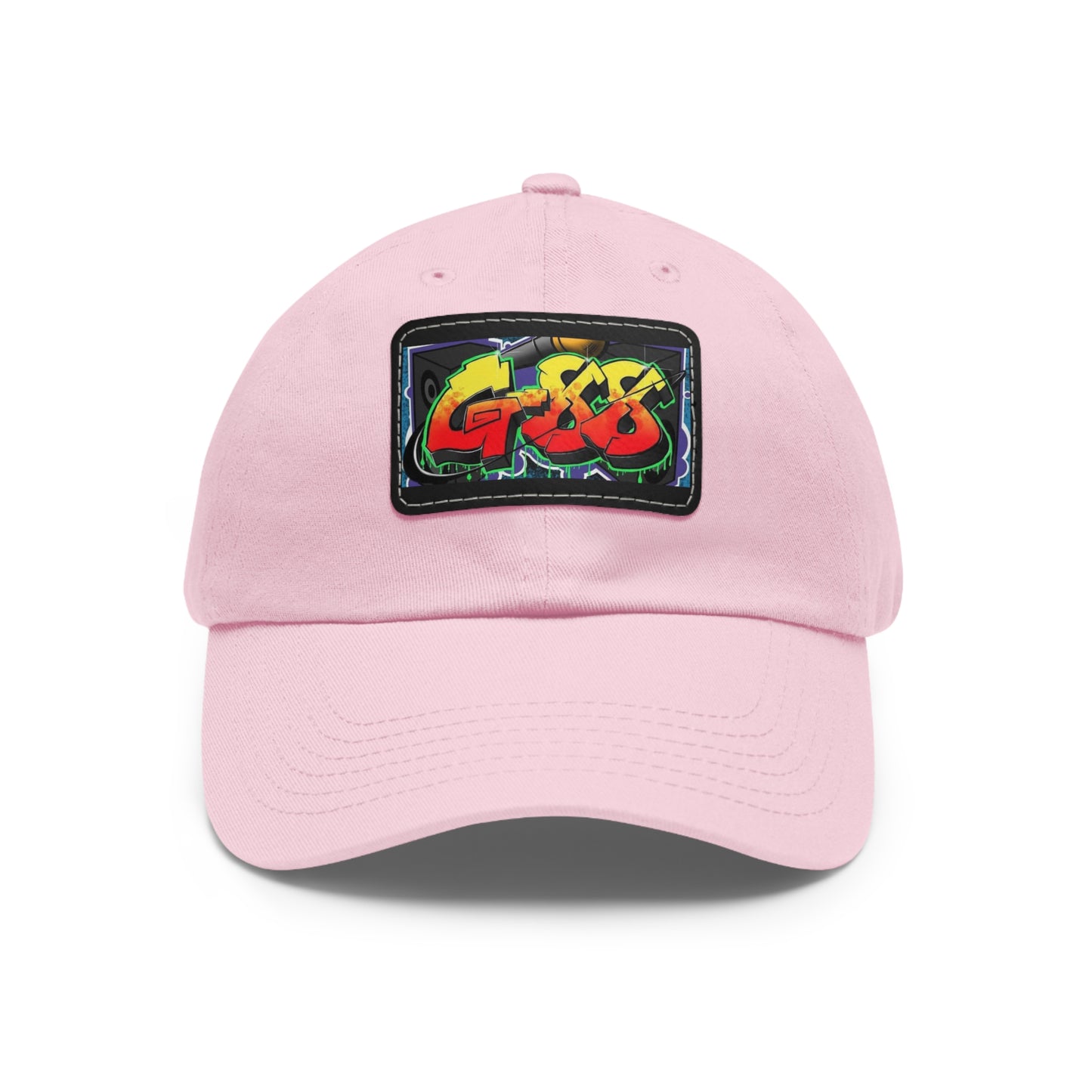 G-88 (Multi color Hat with Leather Patch) (Rectangle)