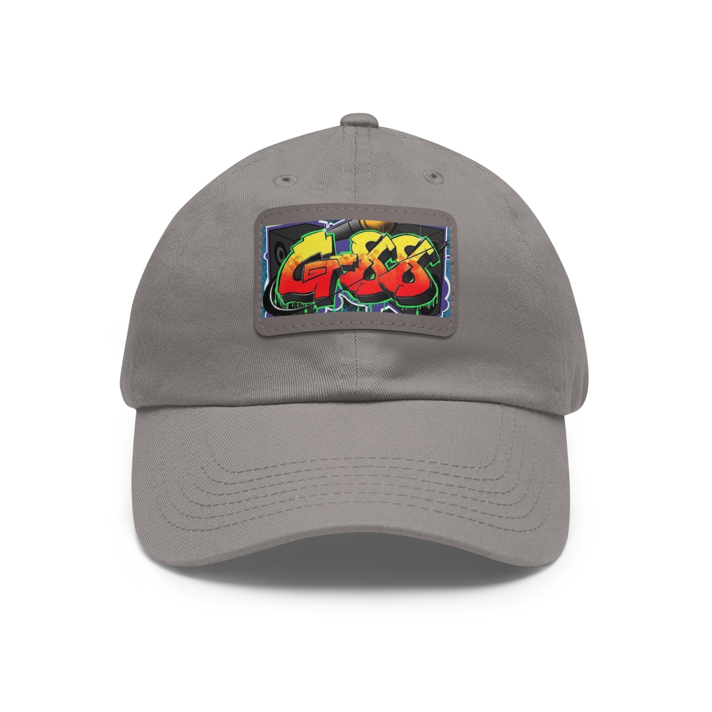 G-88 (Multi color Hat with Leather Patch) (Rectangle)