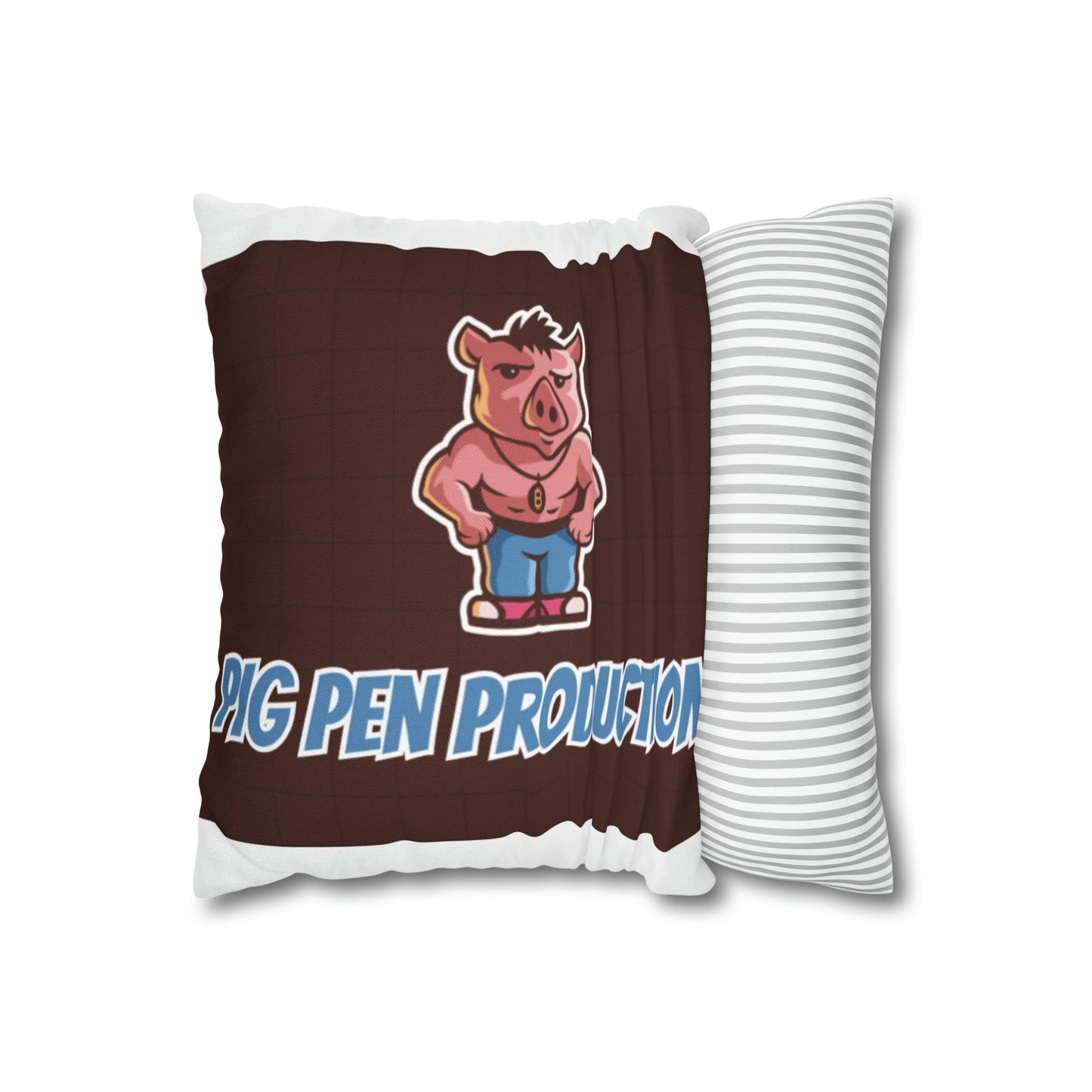 Pig Pen/ G-88 (Spun Polyester Square Pillow Case)