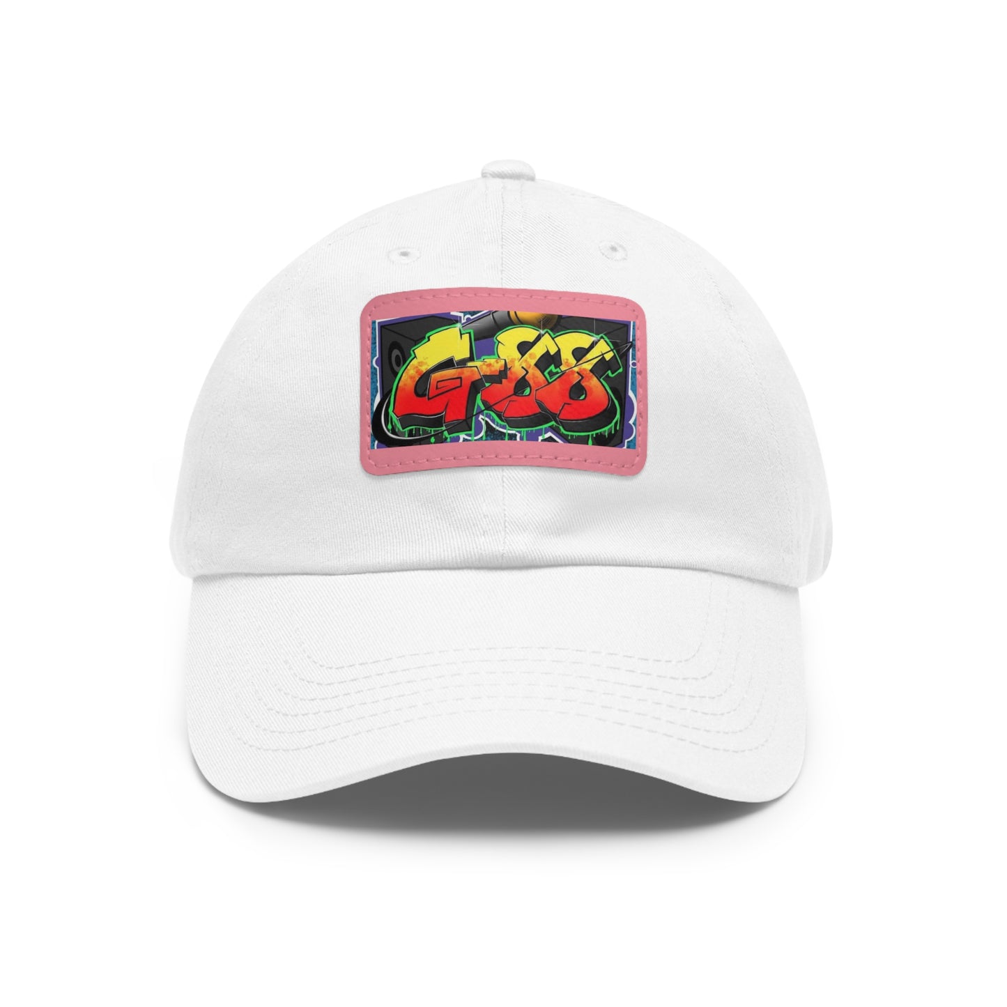 G-88 (Multi color Hat with Leather Patch) (Rectangle)