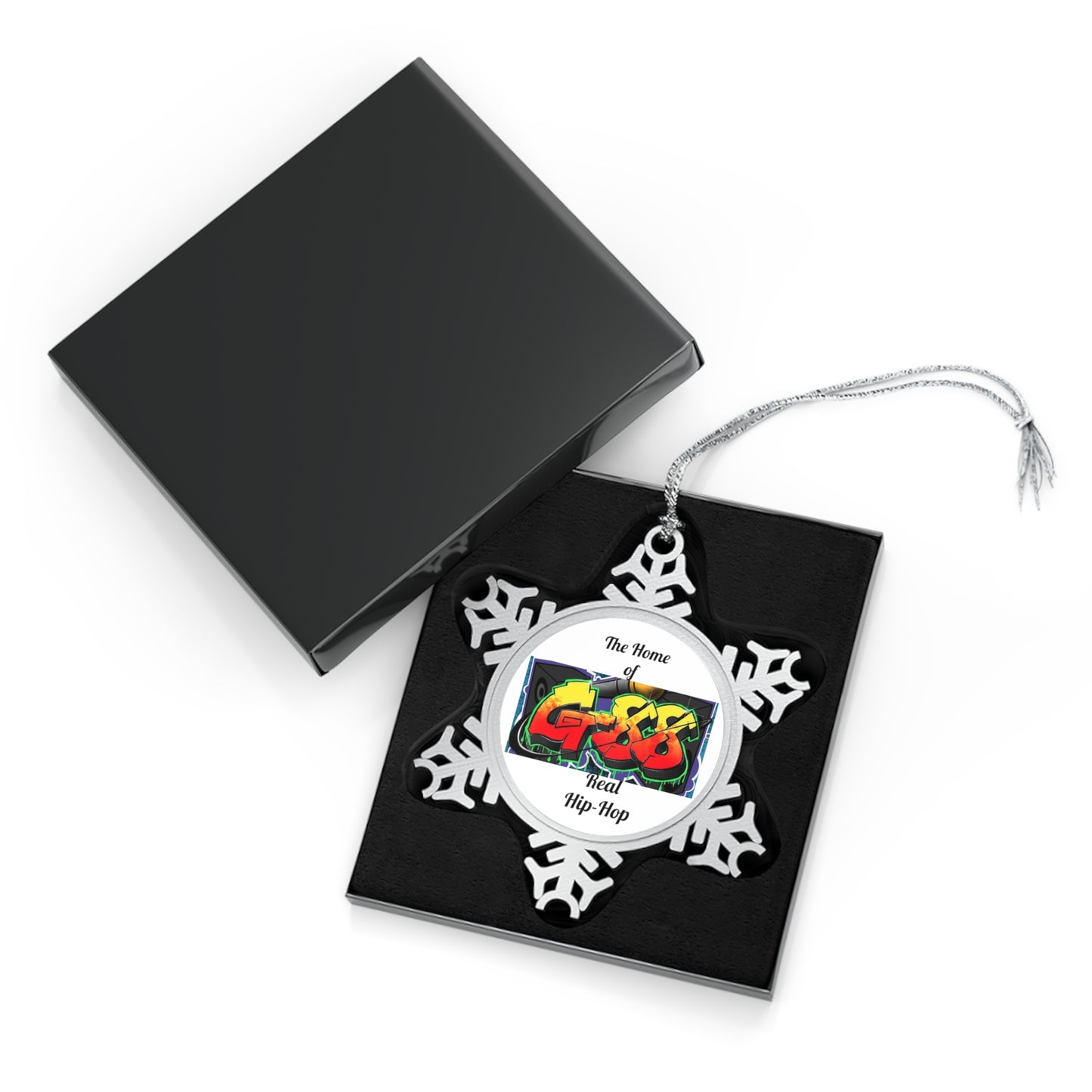 G-88 Home Of Hip-hop (Pewter Snowflake Ornament)